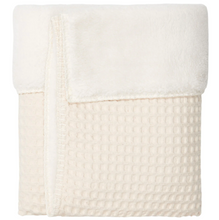 Afbeelding in Gallery-weergave laden, Koeka-wiegdeken-wafel-teddy-oslo-natural-pebble