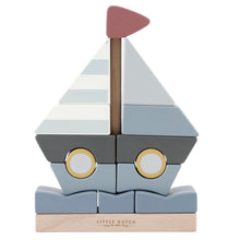 Afbeelding in Gallery-weergave laden, little-dutch-stapelaar-zeilboot