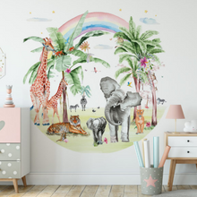 Afbeelding in Gallery-weergave laden, Fleur des fleurs muursticker 120x120 cm - La dolce vita