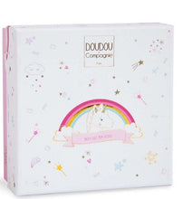 Afbeelding in Gallery-weergave laden, Doudou slofjes 0-6 maanden - Eenhoorn - Ikenmijnmama