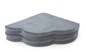 MISIOO foam speeltapijt grijs - flower 160x5cm - Ikenmijnmama