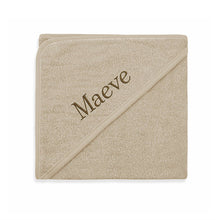 Afbeelding in Gallery-weergave laden, Badcape-met-naam-cream