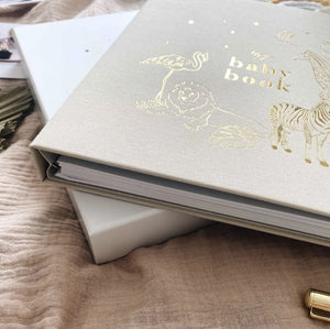 Blush-and-gold-invulboek-my-baby-safari-met-geschenkdoos