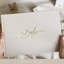 Laden Sie das Bild in den Galerie-Viewer, Blush-and-gold-my-baby-journal-ivory