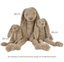 Laden Sie das Bild in den Galerie-Viewer, Happy Horse Rabbit Richie knuffel maten 28, 38 en 58 cm