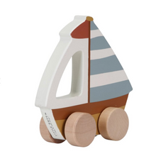 Afbeelding in Gallery-weergave laden, Little-dutch-houten-zeilboot
