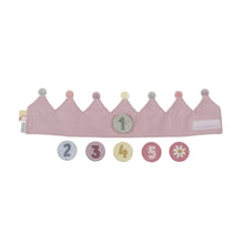 Afbeelding in Gallery-weergave laden, Little-dutch-verjaardagskroon-met-cijfers-roze