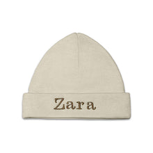 Afbeelding in Gallery-weergave laden, Mutsje met naam - Sandstone grey