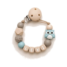 Afbeelding in Gallery-weergave laden, Speenkoord met naam 'Levi' - gepersonaliseerd kraam cadeau