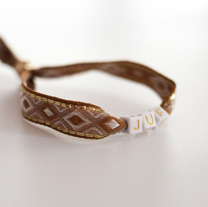 Armband vintage bruin - Ikenmijnmama