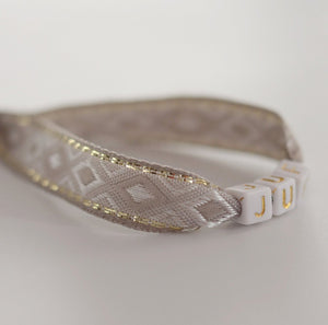 Armband vintage grijs - Ikenmijnmama