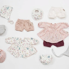 Afbeelding in Gallery-weergave laden, Cam Cam poppenkleding set - Pressed leaves rose - Ikenmijnmama