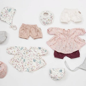 Cam Cam poppenkleding set - Pressed leaves rose - Ikenmijnmama