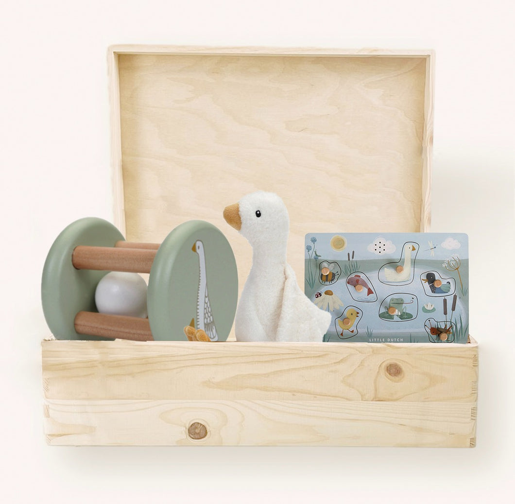 Kraamcadeau box neutraal - Little Goose