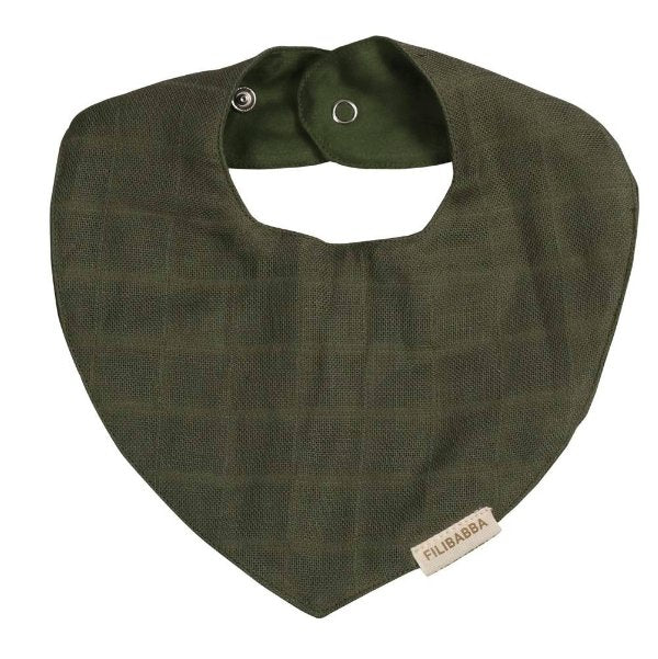 Filibabba tetra bandana slab - Olive green - Ikenmijnmama