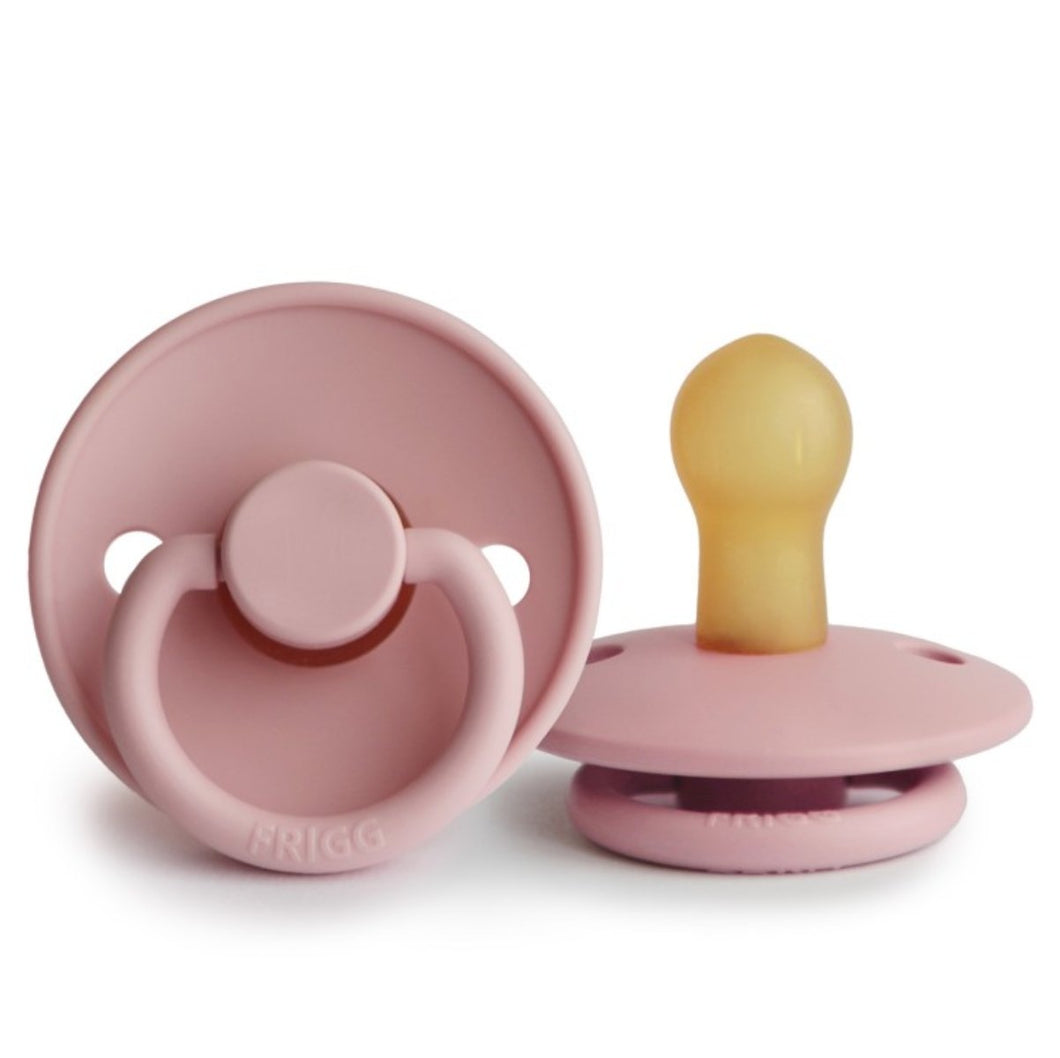 FRIGG speen classic baby pink - Natuurrubber - Maat 1 - Ikenmijnmama