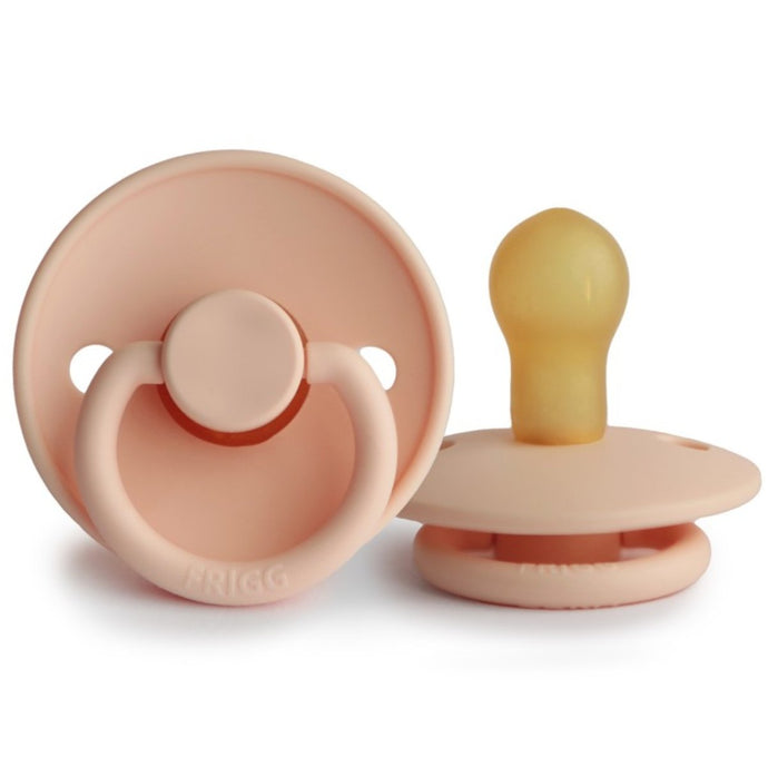 FRIGG speen classic pink cream - Natuurrubber - Maat 1 - Ikenmijnmama