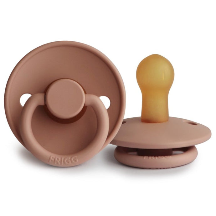 FRIGG speen classic rose gold - Natuurrubber - Maat 1 - Ikenmijnmama