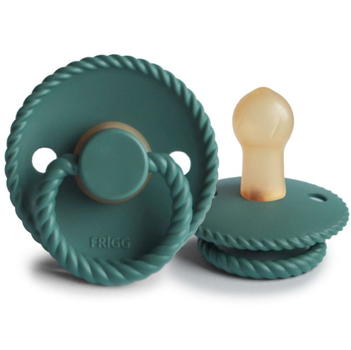 FRIGG speen rope vintage green - Natuurrubber - Maat 1 - Ikenmijnmama