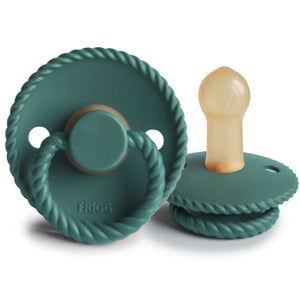 FRIGG speen rope vintage green - Natuurrubber - Maat 2 - Ikenmijnmama