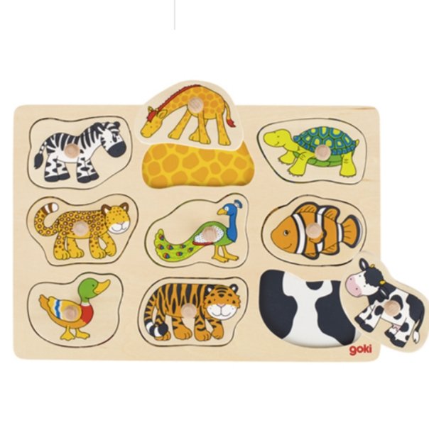 Goki puzzel - Dieren - Ikenmijnmama