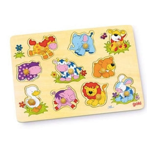 Goki puzzel - Dierenbabies - Ikenmijnmama