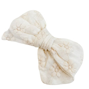 Haarclip broderie - Crème - Ikenmijnmama