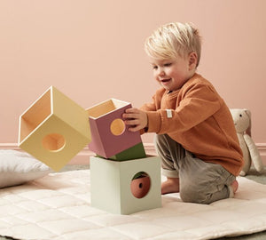 Kid's Concept houten stapelblokken - Ikenmijnmama