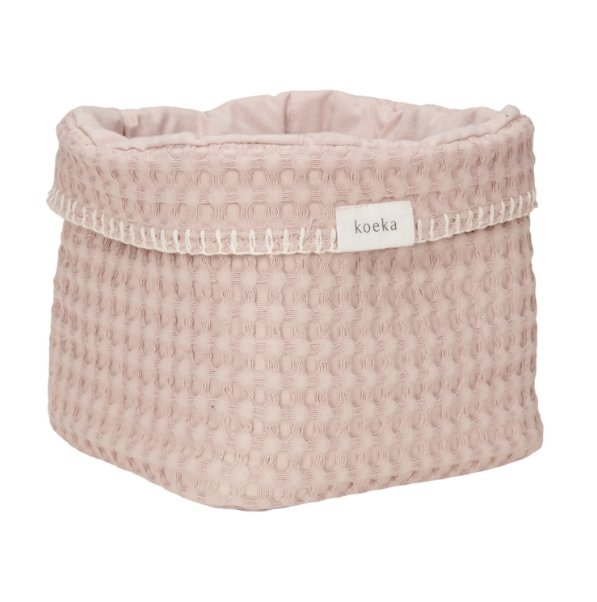 Koeka commodemandje wafel Antwerp - Grey pink - Ikenmijnmama