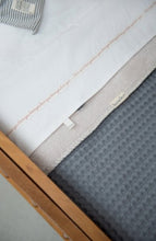 Afbeelding in Gallery-weergave laden, Koeka ledikantdeken wafel/teddy Oslo - Steel grey/pebble - Ikenmijnmama