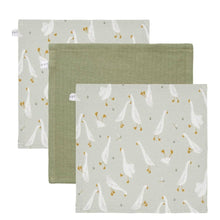 Afbeelding in Gallery-weergave laden, Little Dutch monddoekjes - Little Goose / Pure Olive - Ikenmijnmama