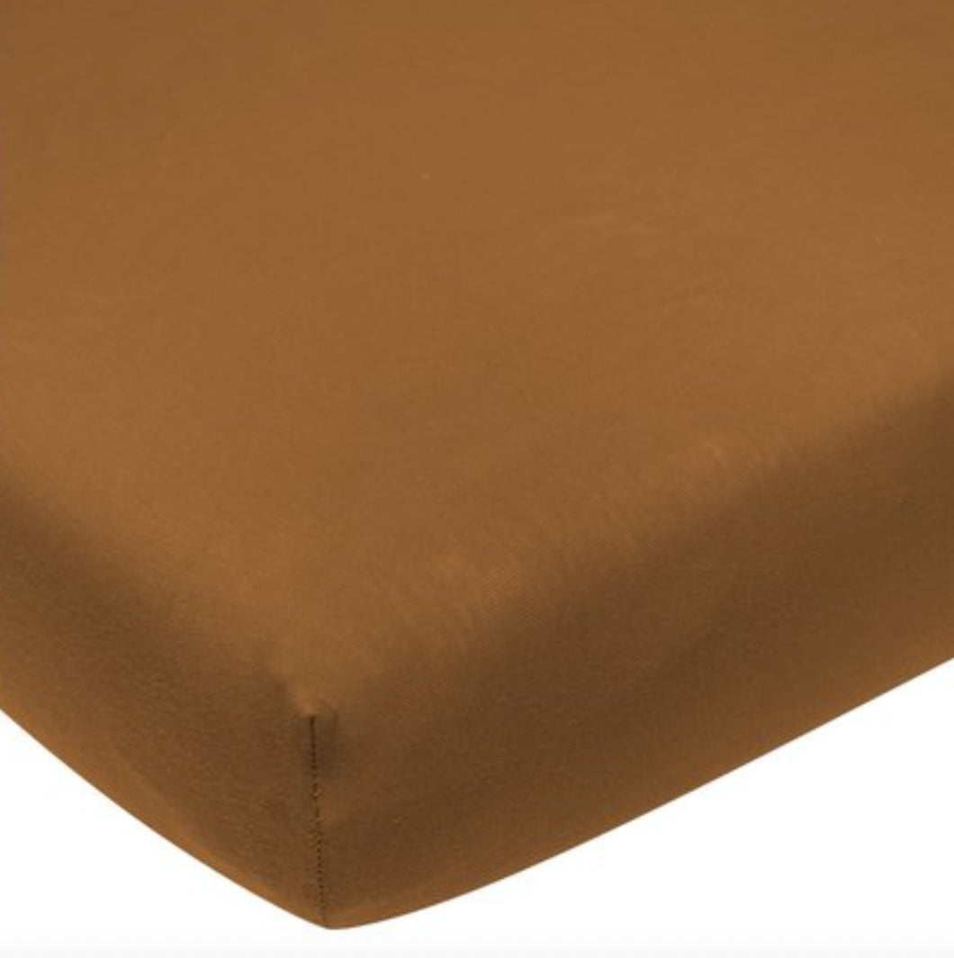 Meyco jersey hoeslaken 60x120 cm - Camel - Ikenmijnmama