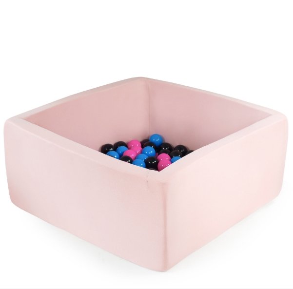 MISIOO ballenbad roze - vierkant 90x90cm - Ikenmijnmama