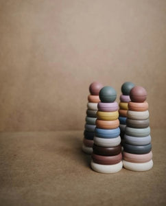 Mushie ringtower - Stapelringen Original - Ikenmijnmama
