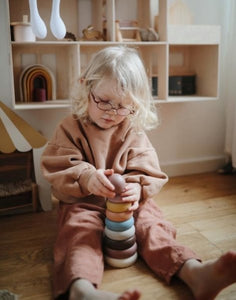 Mushie ringtower - Stapelringen Original - Ikenmijnmama