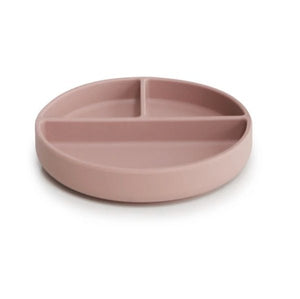 Mushie siliconen bord met zuignap - Blush - Ikenmijnmama