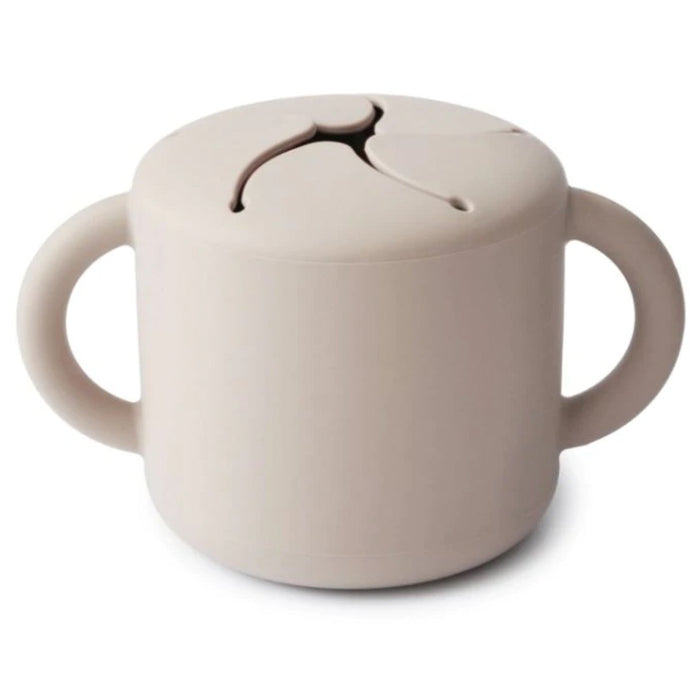 Mushie snack cup - Ivory - Ikenmijnmama