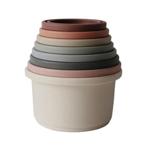 Mushie stacking cups - Stapeltoren - Ikenmijnmama