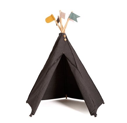 Roommate Hippie Tipi Tent - Antraciet - Ikenmijnmama