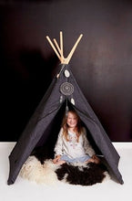 Afbeelding in Gallery-weergave laden, Roommate Hippie Tipi Tent - Antraciet - Ikenmijnmama