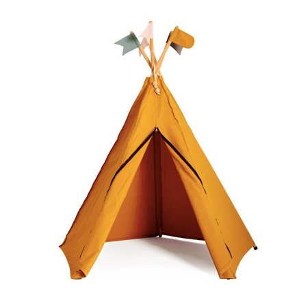 Roommate Hippie Tipi Tent - Okergeel - Ikenmijnmama