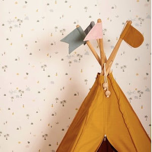 Roommate Hippie Tipi Tent - Okergeel - Ikenmijnmama