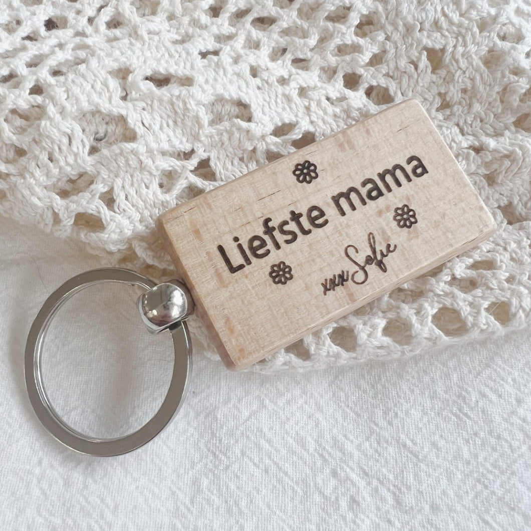 Sleutelhanger de liefste - Ikenmijnmama