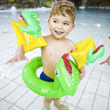 Laden Sie das Bild in den Galerie-Viewer, Swim Essentials zwembandjes - 3D dinosaurus 2 tot 6 jaar - Ikenmijnmama