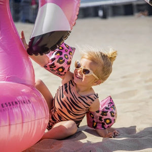 Swim Essentials zwembandjes - Panter roze 2 tot 6 jaar - Ikenmijnmama