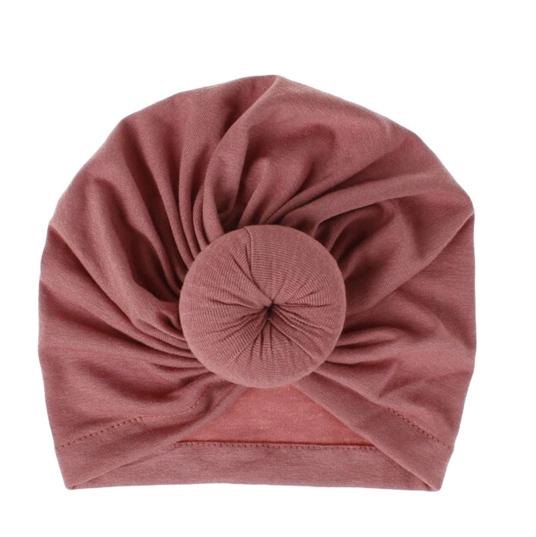 Turban muts - Indian red - Ikenmijnmama